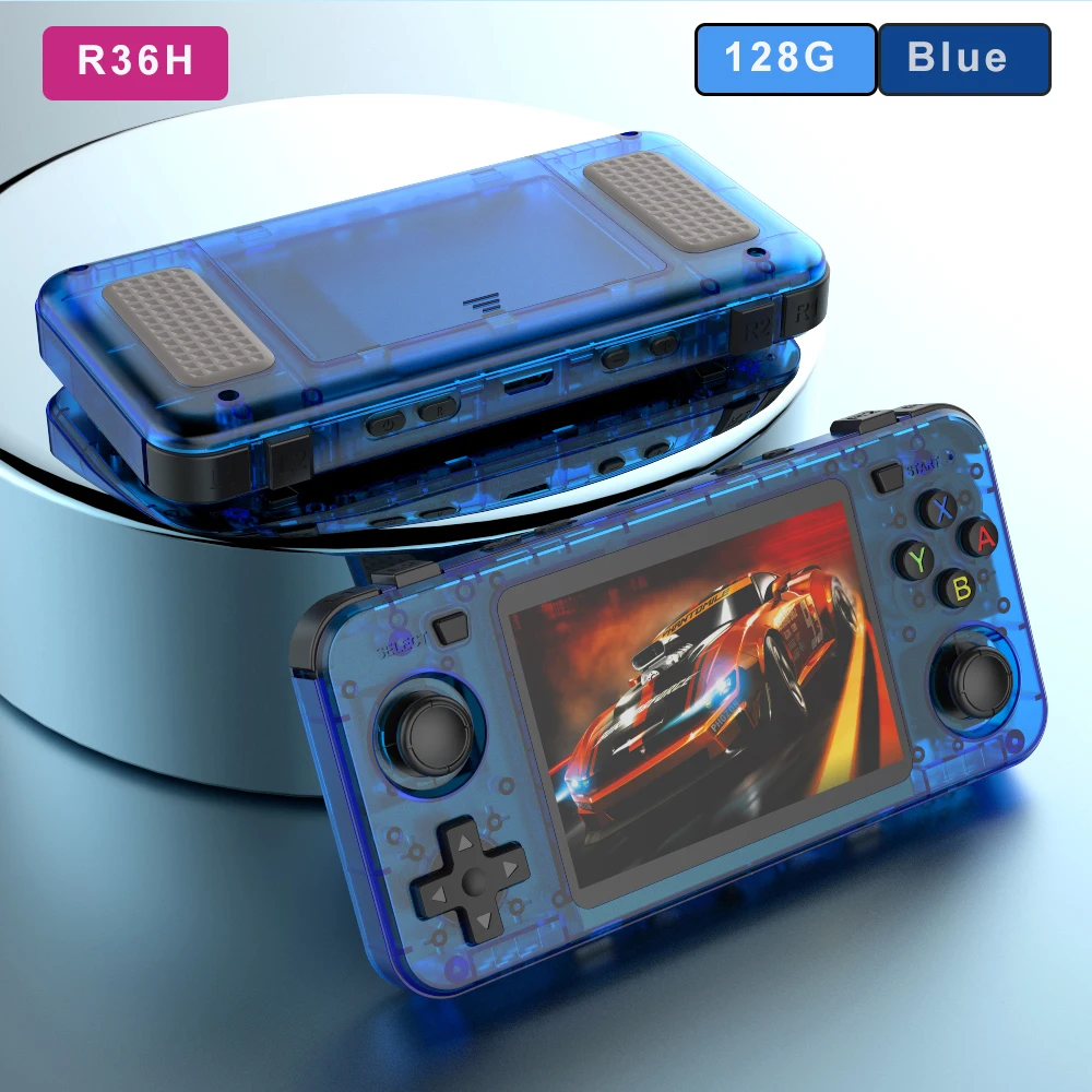 BOYHOM New R36H Handheld Game Console 3.5-inch IPS Screen Linux RK3326 Retro Video Games Player 3000 mAh 64G 10000+ Classic Game - Image 15