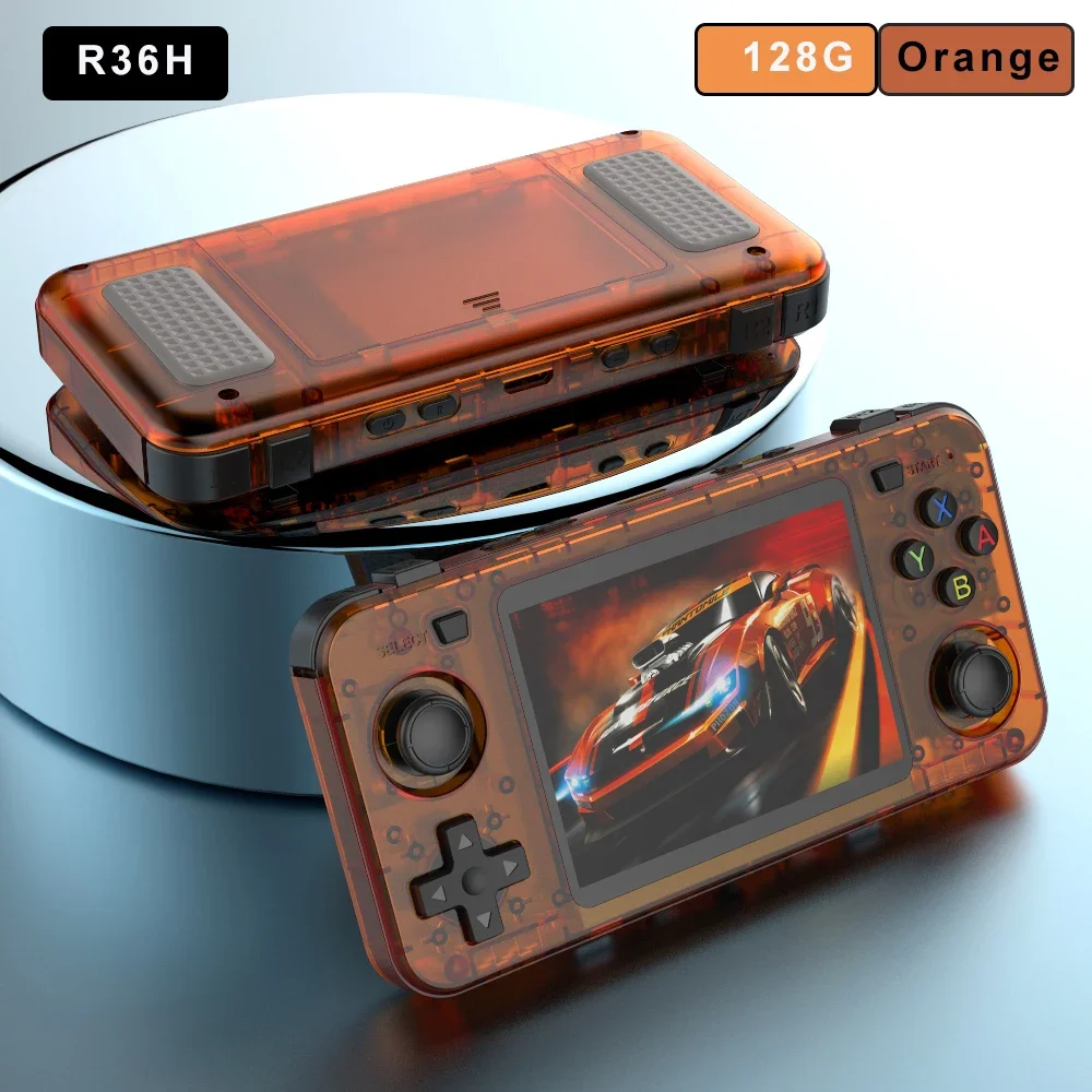 BOYHOM New R36H Handheld Game Console 3.5-inch IPS Screen Linux RK3326 Retro Video Games Player 3000 mAh 64G 10000+ Classic Game - Image 9